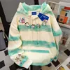 Sudadera con capucha estampada de Shin-Chan con ambiente divertido americano para mujer Otoño e Invierno Personalizada Coreana Tie-Dye Tops de Pareja