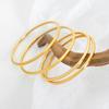 Nuevo Estilo Francés Estilo Retro Anillo de Ciruela Anillo Multitamaño Uso Apilado Pulsera Única Simple Joyería Transfronteriza de Acero de Titanio para Mujeres