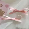 Grampo de Cabelo Laço Estilo Menina de Ballet, Presilha Bico de Pato Doce e Fofa para Rabos de Cavalo Duplos, Grampo Lateral de Alta Qualidade e Elegante