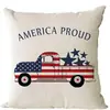Capa de Almofada Mais Vendida da Amazon para o Dia da Independência Americana, Decoração de Casa com Atmosfera Festiva, Almofada de Sofá, Almofada de Aniversário