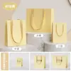Bolsa de Papel Satchel Personalizada para Belleza, Bolsa de Cartulina Blanca Engrosada, Bolsa de Regalo, Empaque de Alta Gama, Bolsa de Compras con Logo Impreso