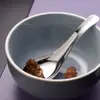 Acero Inoxidable 316 Cuchara para Niños de Grado Alimenticio Cuchara para Comer de Bebé Cuchara Retro de Lingote Engrosada Cuchara para Comida Complementaria Cuchara Redonda