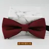 Flor de cuello de pajarita 2021 pajarita de seda formal para hombre y mujer en stock estampado jacquard estilo de negocios prueba lote personalizado