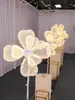 Accesorios de Boda Estilo Chino Arte de Hierro Flor de Peonía Brillante Luces de Camino Pasarela Escenario Fondo Decoración Arreglo