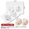 6 moldes de silicone para bolo mousse de coelho, sorvete, coelho da lua, gelatina feita à mão, gelatina branca, molde para bolo de esmola Coelho Branco