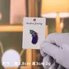 Insignias Metálicas Lindas de Dibujos Animados Estilo Japonés Transfronterizas Serie de Animales y Frutas Pines Esmaltados Frescos y Coloridos Accesorios