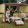 Cobertura de Toldo para Pérgola de Quintal Impermeável 5,2m x 2m (sem suporte)