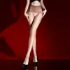 Meia-calça Fio Dental Suwen "Modern Times" Aurora Sem Costura Ultra Fina 3D Sexy Cobertura para Pés Meia-calça Fio Dental
