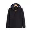 Chaqueta de trabajo de invierno gruesa y cálida para hombre, chaqueta con bloques de color, capucha desmontable, cuello alto, forro polar, abrigo cortavientos, personalizada