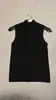 Colete Tricot Feminino Slim Fit Sem Mangas com Gola Meio Alta, Top Versátil Liso, Novo Modelo 2026, Disponível em Várias Cores