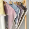 Pañuelo Triangular con Adorno de Encaje de Verano, Cinturón Decorativo para la Cintura del Vestido, Pañuelo de Seda de Color Sólido, Pañuelo para la Cabeza, Chal, Estilo Delgado al por Mayor