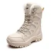 Botas de nieve de suela gruesa para amantes de la primavera, zapatos de senderismo al aire libre de caña alta, zapatos deportivos de moda para exteriores.