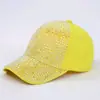 Gorra de Béisbol de Diamantes para Mujer Transfronteriza Moda Retro Protector Solar de Viaje Gorra Totalmente de Diamantes Sombrero Protector Solar para Viajes al Aire Libre