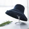 Sombrero de Mujer Estilo Coreano Sombrero de Pescador de Celebridad de Internet Sombrero de Cubeta Sombrero de Protección Solar de Estilo Japonés de Doble Cara de Ala Ancha para Sombra Sombrero de Moda de Verano para Mujer