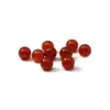 Cuentas sueltas de ágata natural de agujero grande para bisutería hecha a mano, pulseras y brazaletes DIY, cuentas de ágata de agujero grande de 2 mm