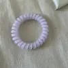 Elástico de Cabelo Linha Telefônica Azul Sal Marinho Fosco Elegante Tendão de Borracha Corda de Cabeça Feminina Alta Elasticidade Durável Sem Marcas Acessórios de Cabelo