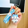 Chaveiro Criativo Adorável Boneca Giika Wow Pingente de Bolsa de Casal Desenho Animado Chaveiro de Carro Enfeites para Pendurar em Mochila
