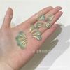 Duas cores de pétalas de esmalte tcheco para flor amores-perfeitos de sete cores flor de sete cores pétalas multifuncionais acessórios de joias diy material para presilha de cabelo
