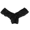 Oferta Especial Lingerie Sexualmente Diversa Feminina Sexy Quente Renda Totalmente Transparente Tanga Meia-noite Paixão Tentação Lingerie Desejo Puro