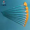 Um pincel leque de nylon para pintura e música, giz d'água, pincel acrílico, pincel leque rabo de peixe, arte, Pincel especial de fileira crua
