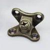 Soporte de Ángulo de Mariposa Engrosado de Aleación de Zinc Conector de Ángulo Recto de 90 Grados para Fijar Mesas, Sillas, Particiones de Cama, Tableros de Madera y Estantes de Gabinete