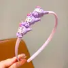 Diadema Infantil para Niñas, Accesorio para el Cabello de Dibujos Animados Kuromi, Diadema de Corona Alta, No Aprieta, Diadema Dentada, Personalizable