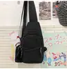 Bolso de pecho multifuncional, mochila unisex, bolso cruzado deportivo casual, bolso para botella de agua de color sólido, bolso de un solo hombro, bolso para estudiante de ciclismo
