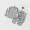 Conjunto de Ropa de Algodón Puro para Bebés Niños y Niñas Primavera y Otoño, Atuendo Casual Infantil para Primavera y Otoño, Conjunto de Dos Piezas para Bebés Ropa Infantil