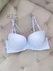 Sujetador push-up fino exterior para mujer, ropa interior sexy, cómodo, transpirable y antiflacidez en la espalda.