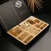 Amazon Explosiones Vajilla Occidental de Acero Inoxidable Juego de 4 Piezas Juego de 24 Piezas 1010 Juego de Cuchillo, Tenedor y Cuchara Caja de Regalo Transfronterizo