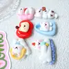 Serie de Perros Blancos Durmiendo de Moda Accesorios de Resina DIY Pegamento de Crema Pasador Diadema Agujero Zapatos Transmisión en Vivo Venta al por Mayor