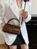 Moda Transfronteiriça Retrô Bolsa de Mão Feminina Hengeng Novo Estilo Casual Pequena Quadrada Versátil para o Dia a Dia Ombro Único Transversal