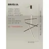 Lámpara de Araña para Escaleras con Veta de Madera de Durazno, Estilo Minimalista para Apartamento Dúplex Loft, Luz Principal de Sala de Estar, Iluminación Lineal LED para Vestíbulo de Villa