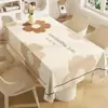 2026 Novo Estilo Toalha de Mesa Impermeável, à Prova de Óleo, Resistente ao Calor, Lavável, Capa para Mesa Retangular, Luxo Leve, Sensação de Alta Qualidade