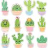Novo Produto Transfronteiriço Personalizado Cactus Verde Fresco Bloco Adesivo Formato Especial Criativo Fofo N Vezes Adesivo Desenho Animado Adesivo