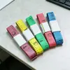 Fita Métrica Macia Colorida para Busto e Cintura, Fita Métrica Pequena de Couro, Mini Fita Métrica para Roupas, Fita Métrica para Medidas Corporais