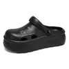 Zuecos Cómodos de Suela Gruesa para Verano 2026 para Parejas, Zapatos de Playa que Aumentan la Altura, Medias Zapatillas de Doble Uso para Hombre, Zapatos Antideslizantes para Conducir