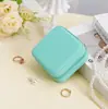 Almacenamiento de Joyas Caja de Joyas Portátil Desmontable para Viaje Estilo Coreano Simple y Exquisita Caja para Anillos Caja de Almacenamiento para Anillos y Collares