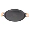 Sartén Especial Antiadherente para Estufa de Cartucho Camping al Aire Libre Sartén BBQ Estilo Coreano Sartén para Freír Doméstica Resistente a Altas Temperaturas