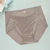 Roupa Íntima Feminina de Algodão Puro Sem Costura, Tamanho Grande, Amiga da Pele, Renda Respirável, Sedosa de Luxo, Cintura Alta, Controle de Barriga, Calcinha Feminina