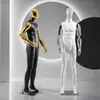 Tienda de Accesorios y Ropa para Modelos Masculinos de Gama Alta, Maniquíes de Exhibición de Cuerpo Completo para Ropa de Hombre con Cabezas y Manos Galvanizadas