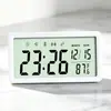 Reloj Fronterizo Simple, Reloj Electrónico de Escritorio para Estudiantes, Medidor de Temperatura y Humedad, Reloj Inteligente, Reloj Despertador Multifunción, Reloj con Calendario Perpetuo