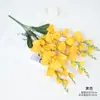 Flores Artificiais, Cor de Primavera com Cinco Pontas, Grande Orquídea Espada, Orquídea Artificial, Decoração de Casa, Flores de Casamento, Buquês Prontos, Comércio Exterior Transfronteiriço