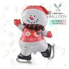Nuevas Campanas de Navidad Globos de Papel de Aluminio de Papá Noel Decoración de Nochebuena Accesorios de Ambiente para Fiestas Venta al por Mayor