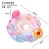 Flotador de volante para niños, flotador con asiento de astronauta, juguete acuático de PVC para bebé, flotador inflable de dibujos animados para niños