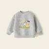 Suéter Grueso con Forro Polar para Niño Ropa de Invierno para Niños Otoño e Invierno Niños Niñas Bebé Cuello Redondo Top Cálido Ropa de Bebé