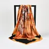 Bufanda de satén de seda de moda 90cm bufanda de satén de seda venta al por mayor directa de fábrica
