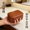 Fabricante Directo Caja de Joyería Personalizada Caja de Empaque de Joyería de Cuero PU con Compartimento de Una Sola Capa Caja de Almacenamiento de Joyería a Prueba de Polvo y Anticolisión