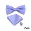 Corbata formal de negocios para hombre pañuelo de bolsillo traje banquete traje de boda accesorios lazo cuello flor fábrica mayoreo