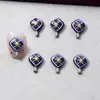 Série de Natal Decorações para Nail Art de Sobremesa Strass de Resina Estilo Festivo de Ano Novo Acessórios para Unhas Pirulito Bolo de Chocolate